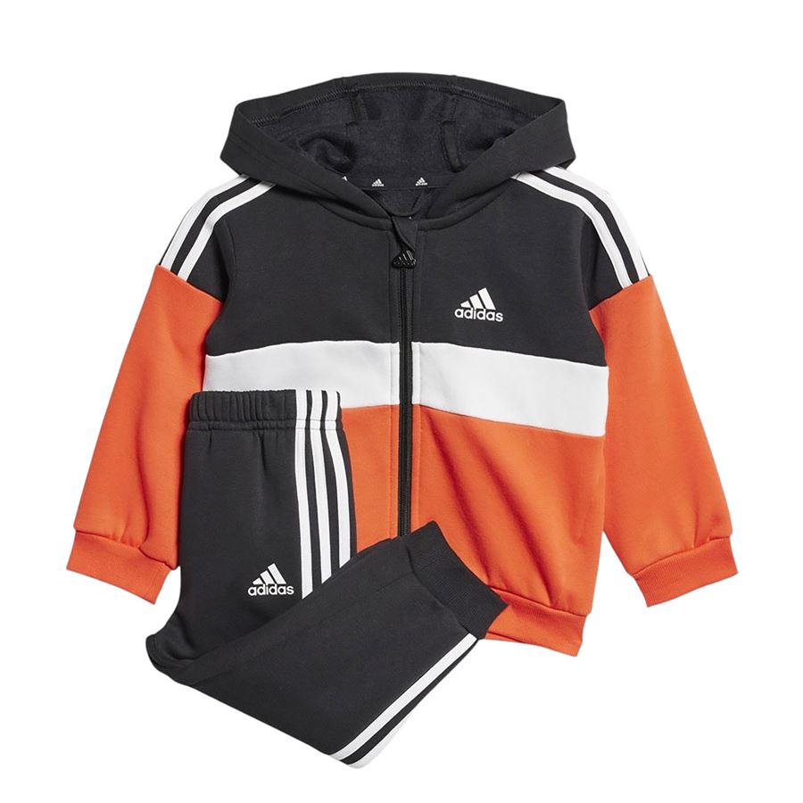 Tuta infant Tiberio 3 Stripes Colorblock Fleece Adidas | IW3491X